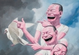 岳敏君油畫30高清圖片下載