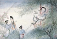 費(fèi)丹旭國畫 仕女 (2) 高清大圖下載
