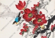 黃幻吾作品 木棉小鳥2 高清大圖下載