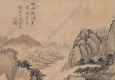 奚岡國(guó)畫 仿古山水 (4) 高清大圖下載