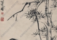 八大山人國畫作品_松鶴延年_高清下載