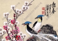 馬世治《報(bào)春花鳥(niǎo)》國(guó)畫(huà)高清大圖下載