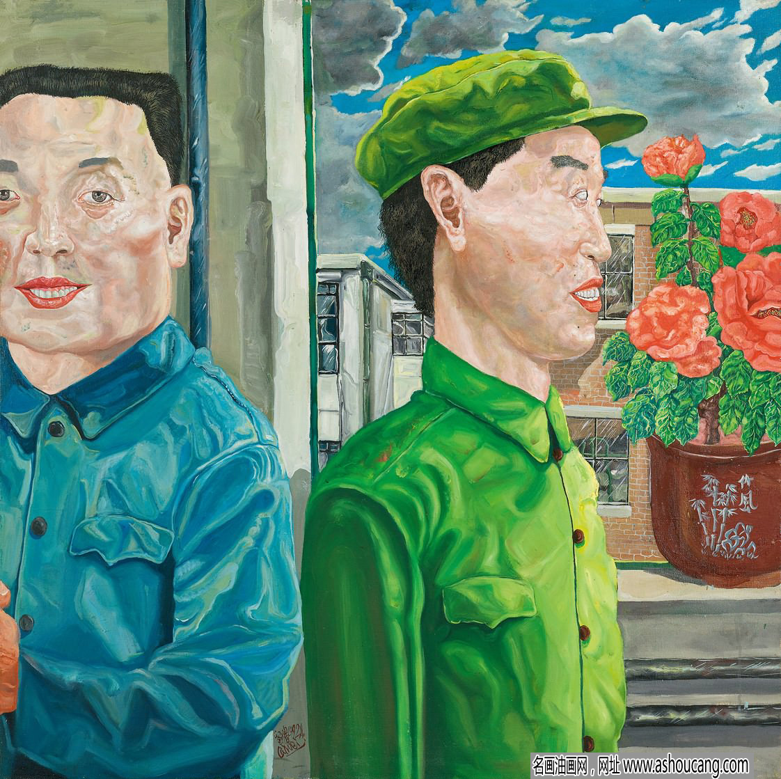 劉煒油畫(huà)作品《革命家庭》賞析及拍賣價(jià)格
