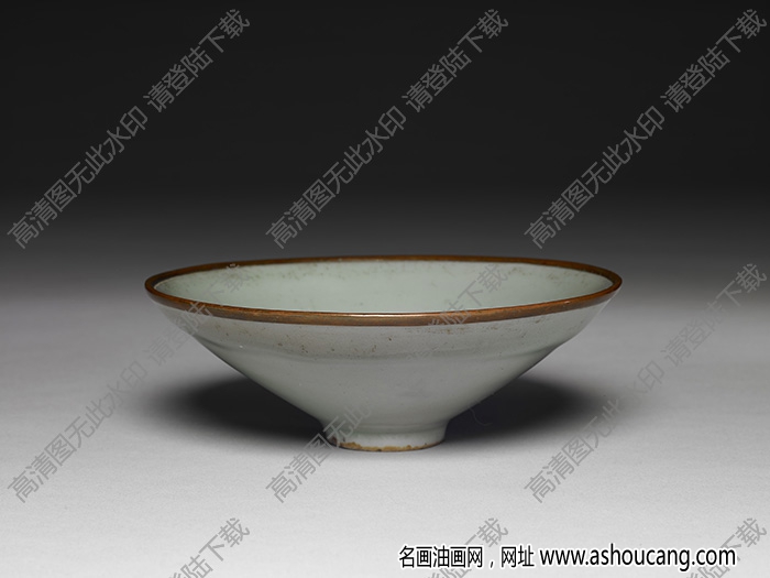 宋-元 龍泉窯青瓷撇口盞 高清大圖下載