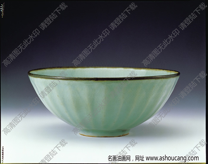 南宋 龍泉窯青瓷蓮瓣碗十三世紀(jì) 高清大圖下載