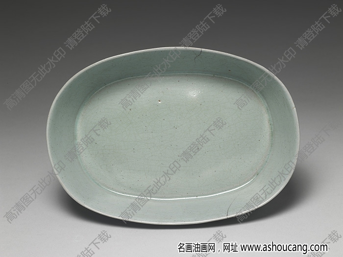 北宋 汝窯青瓷水仙盆 高清大圖下載