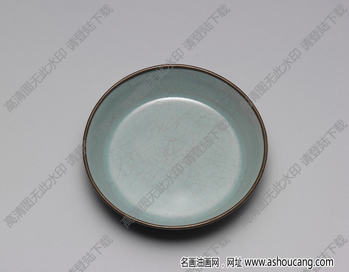北宋 汝窯青瓷碟 高清大圖下載