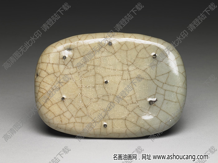 南宋-元 官窯青瓷筆捵 高清大圖下載