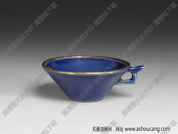 元 霽青單把杯 高清大圖下載
