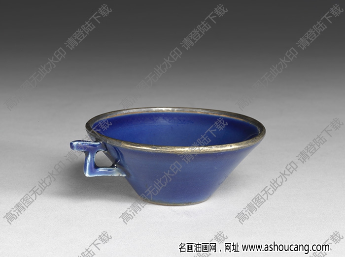 元 霽青單把杯 高清大圖下載