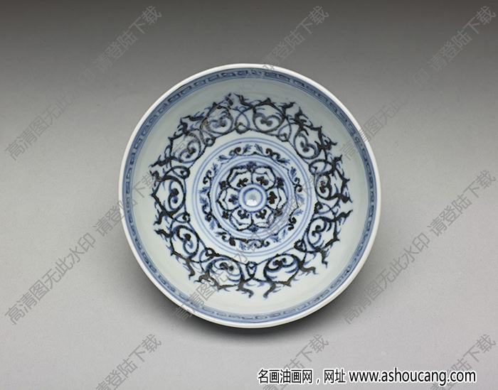 明宣德 青花蓮瓣紋小蓮子碗 高清大圖下載