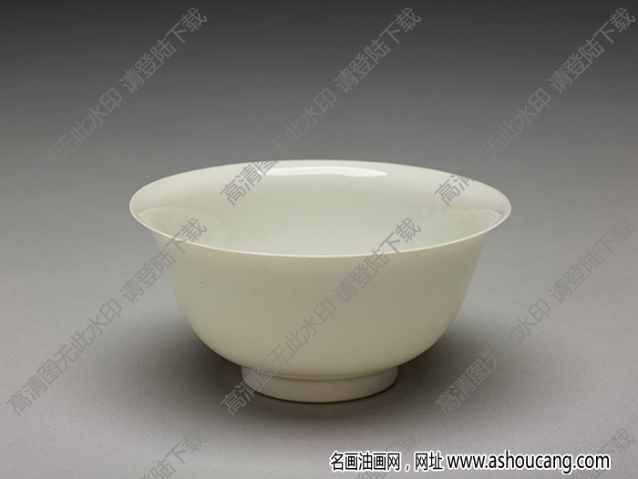 明永樂 甜白雙龍紋碗 高清大圖下載