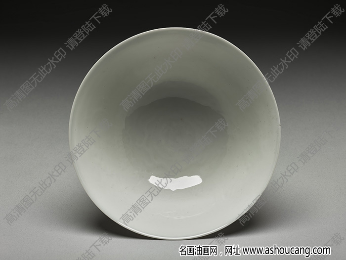 明永樂(lè) 甜白五龍紋高足碗 高清大圖下載