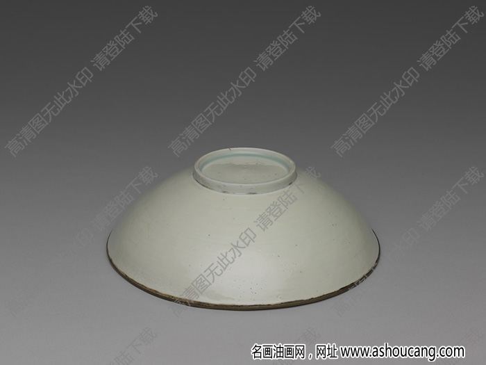 南宋 景德鎮(zhèn)窯系印花博古花卉碗4 高清大圖下載