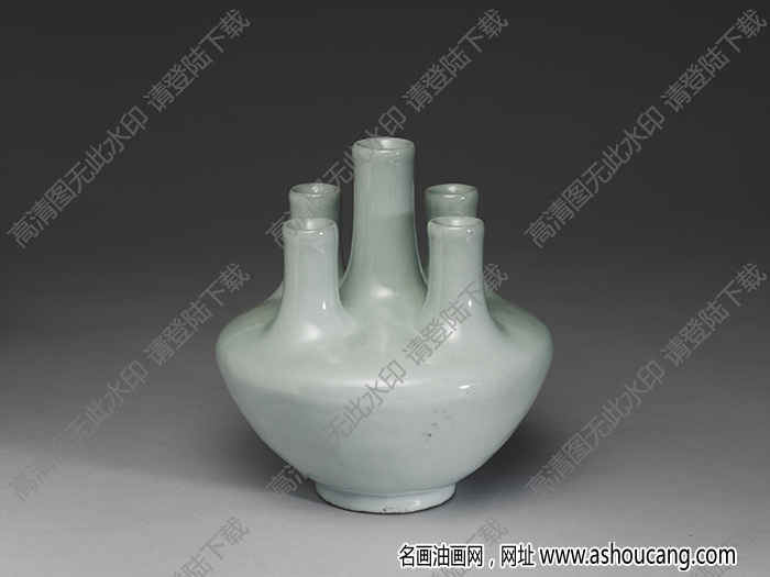 清乾隆 五孔花插 高清大圖下載
