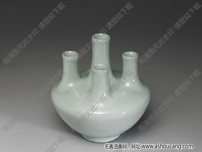 清乾隆 五孔花插 高清大圖下載