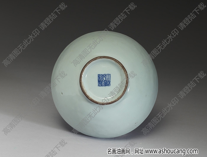 清乾隆 五孔花插 高清大圖下載