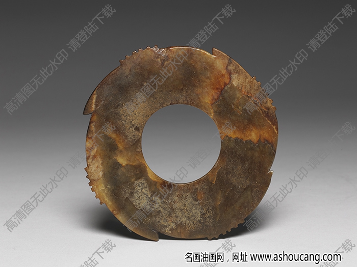 商代 玉牙璧 高清大圖下載