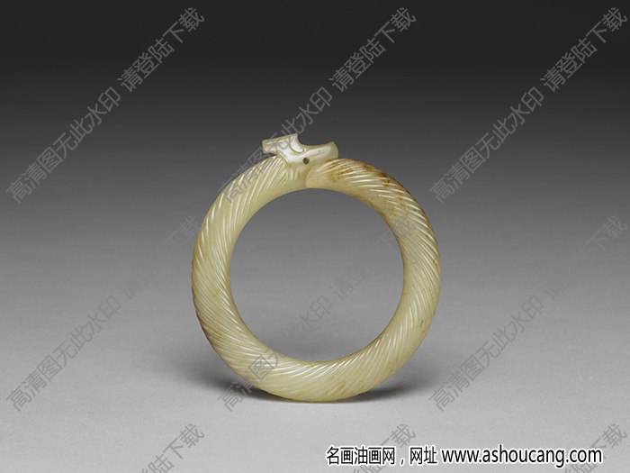 戰(zhàn)國(guó)晚期 玉絞絲紋環(huán) 高清大圖下載