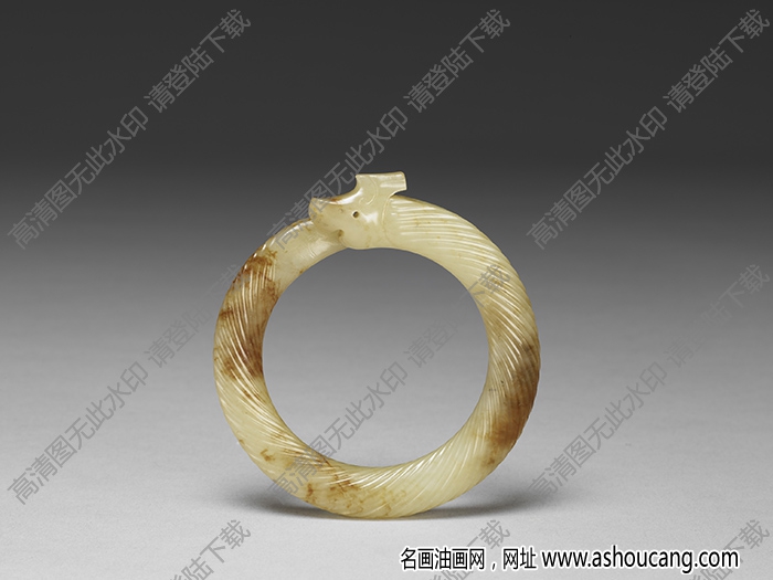 戰(zhàn)國(guó)晚期 玉絞絲紋環(huán) 高清大圖下載