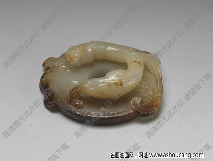 西漢 獸紋玉飾 高清大圖下載
