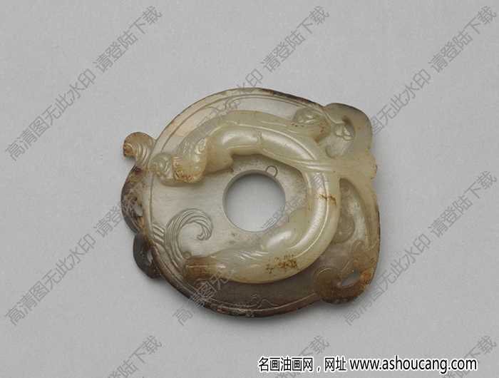 西漢 獸紋玉飾 高清大圖下載