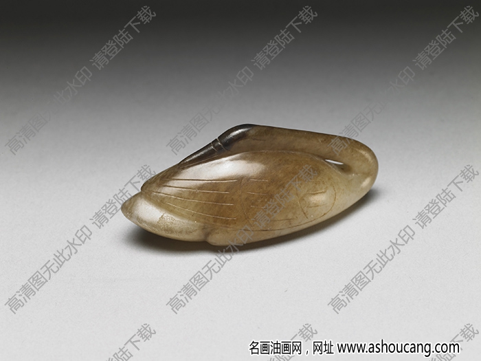 宋代 玉鵝 高清大圖下載