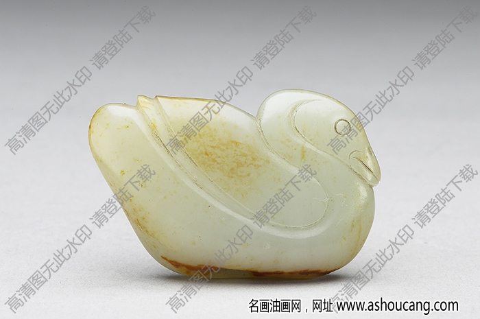 宋代 玉鵝 高清大圖下載