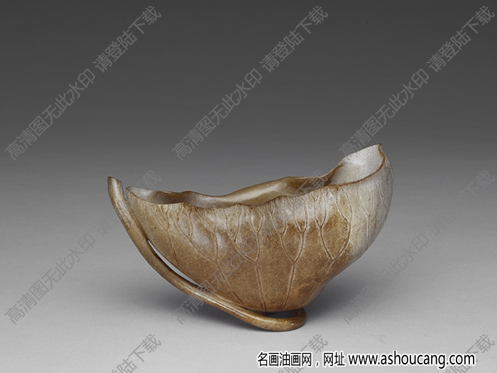 宋代 玉荷葉杯 高清大圖下載