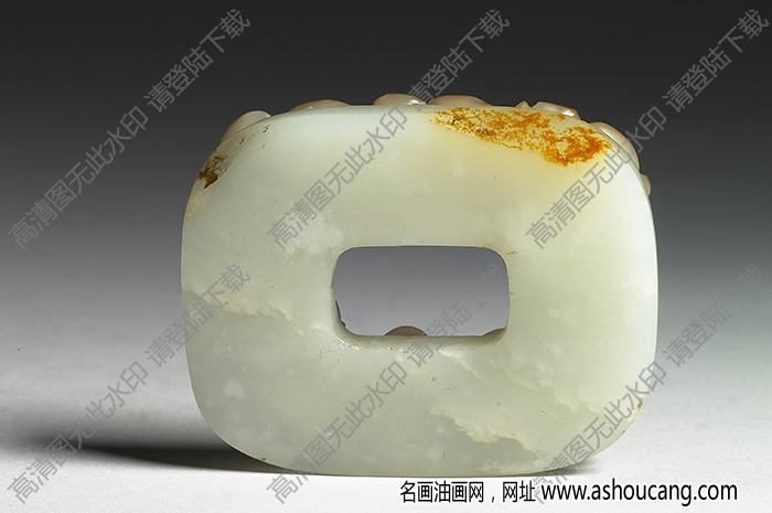 元代 白玉帶扣 高清大圖下載
