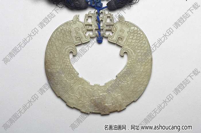 明代 早期龍紋玉飾 高清大圖下載