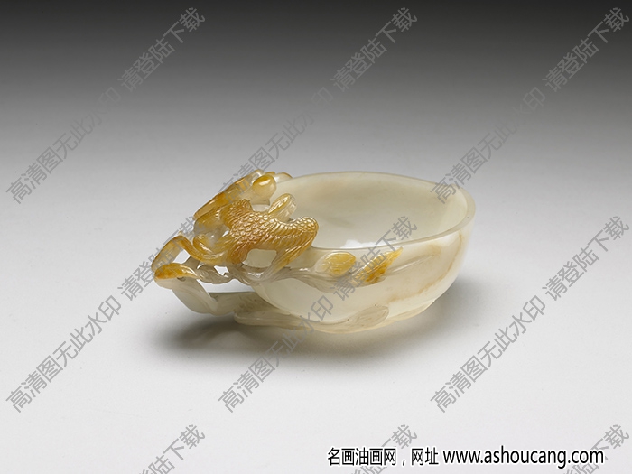 明代 玉桃形水盛 高清大圖下載