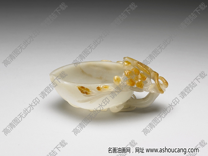明代 玉桃形水盛 高清大圖下載