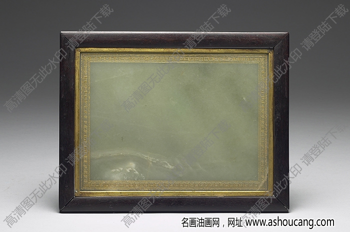 清乾隆 玉桐蔭博古插屏 高清大圖下載