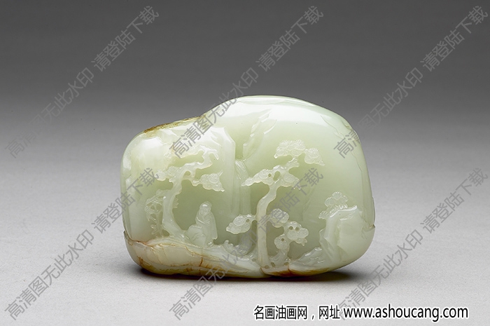 清代 玉聽泉山子 高清大圖下載