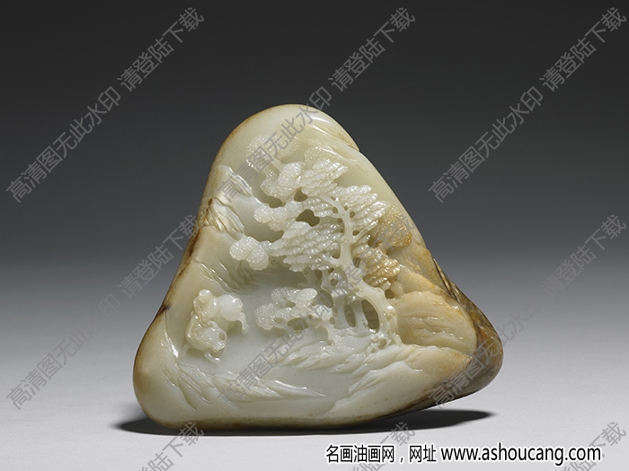 清代 玉歸牧山子 高清大圖下載