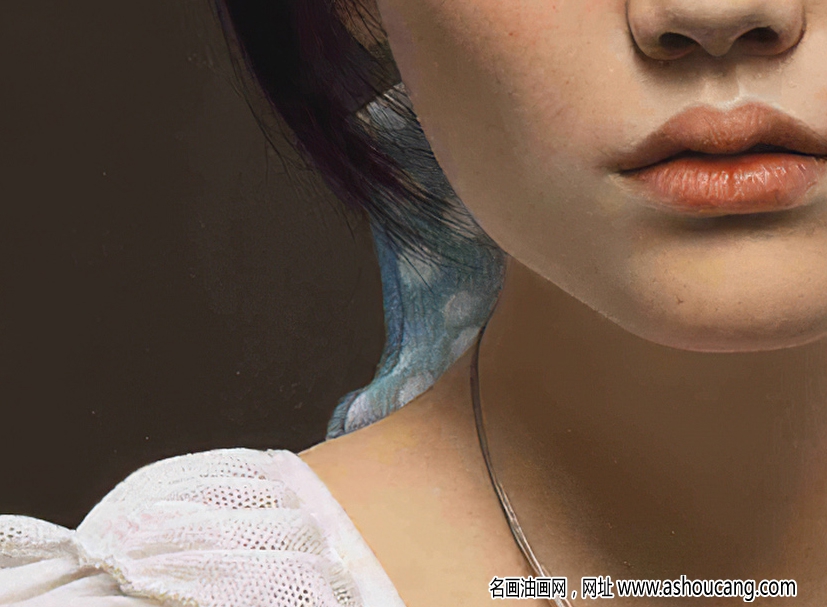 冷軍油畫 超寫實(shí)肖像小唐 高清大圖下載