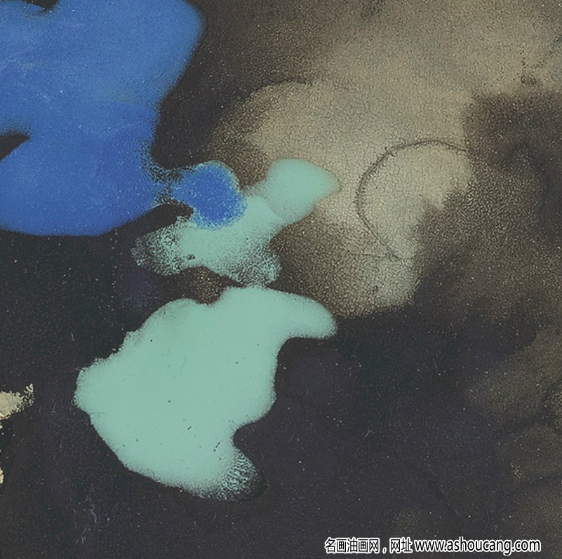 張大千作品_彩墨山水_高清大圖下載