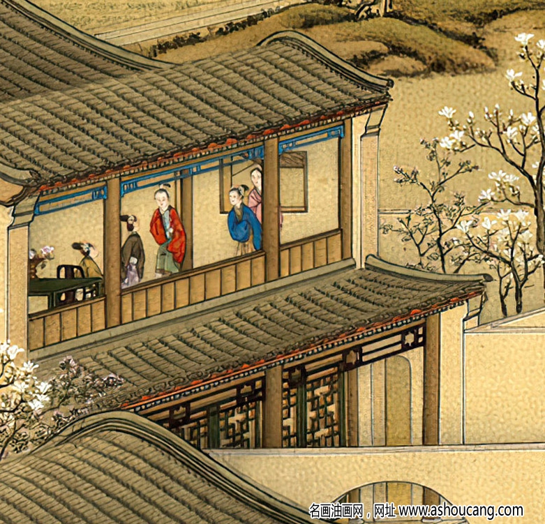 清畫院 十二月月令圖04四月 高清大圖下載