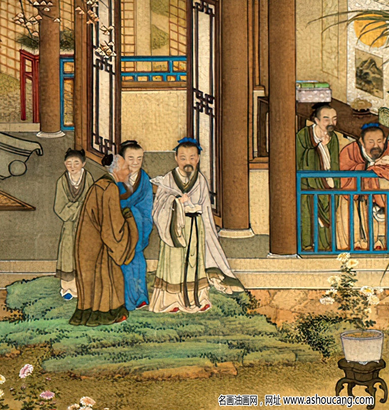 清畫院 十二月月令圖09九月 高清大圖下載