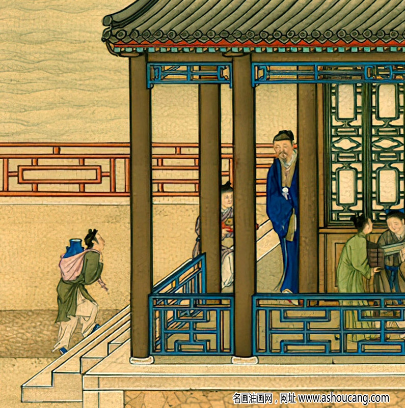清畫(huà)院 十二月月令圖10十月 高清大圖下載